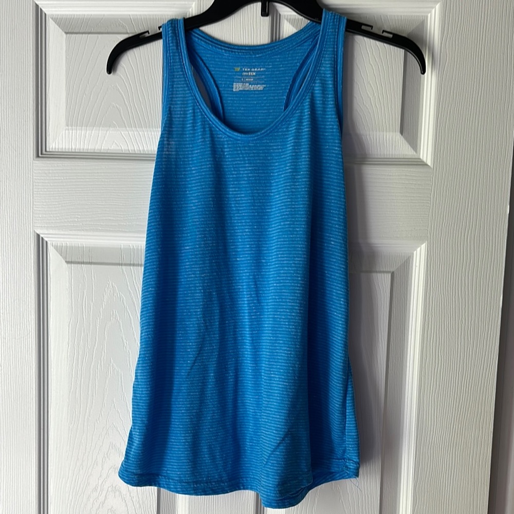 Tek Gear Relaxed Blue Sleeveless Tank Top